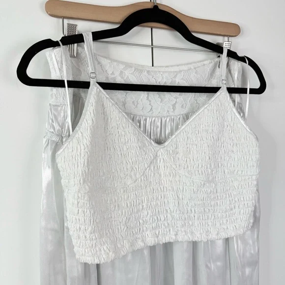 Free People Ivory Combo Aster 2PC Boho Skirt Set NEW Skirt Sets